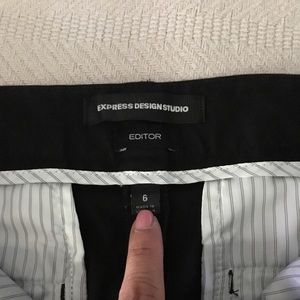 Express black shorts 3”